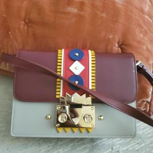 Leather Tribal Crossbody